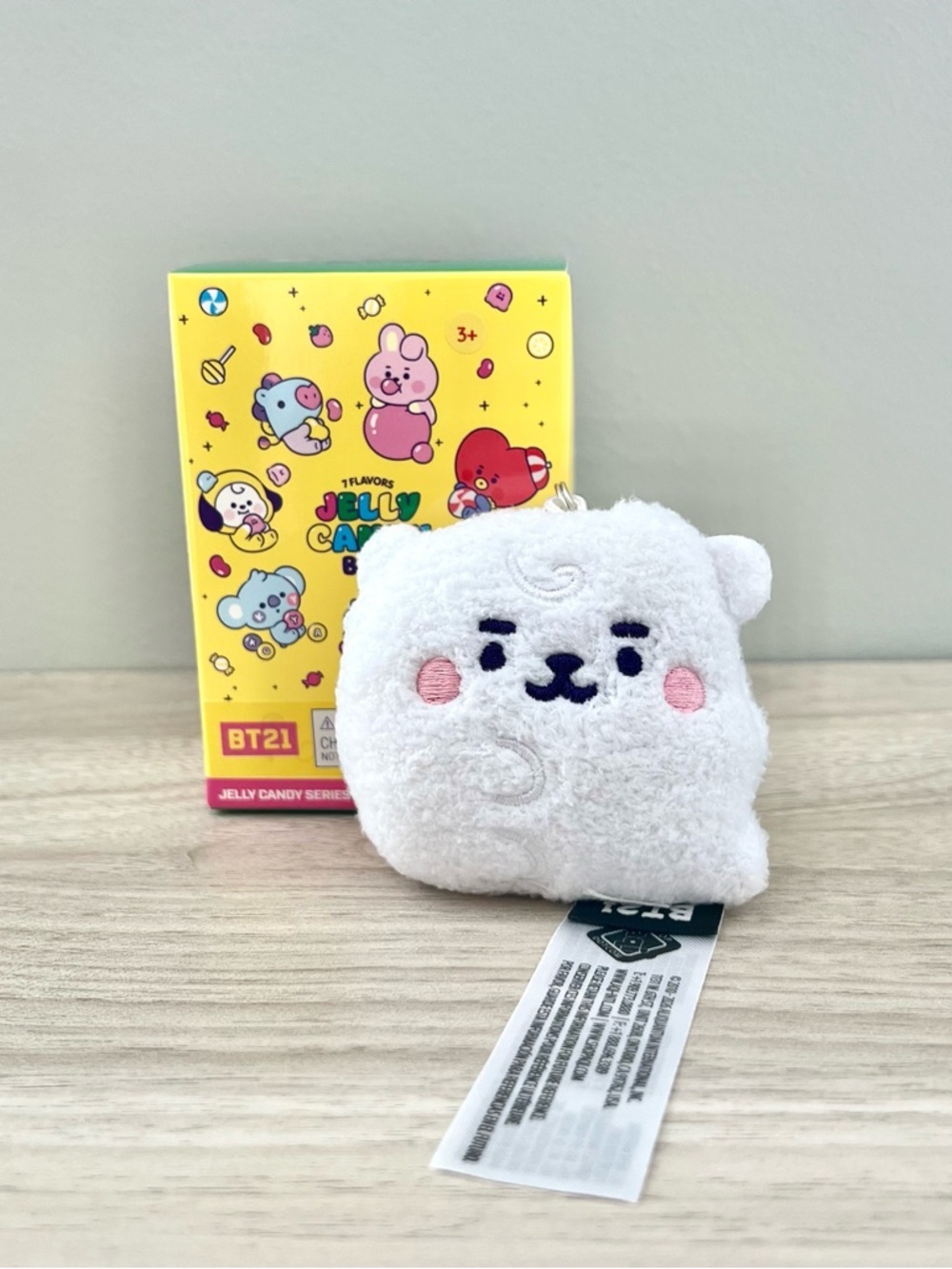 BTS BT21 Jelly Candy Series 1 Mini Plush Pendant - RJ (JIN)
